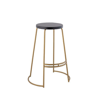 Hula 28.75" Modern Designer Iron Curved Backless Bar Stool - JONATHAN Y