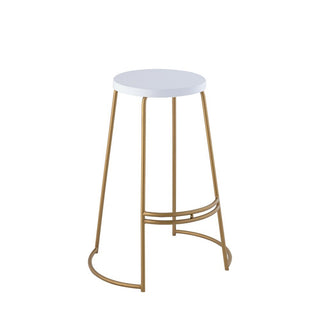 Hula 28.75" Modern Designer Iron Curved Backless Bar Stool - JONATHAN Y