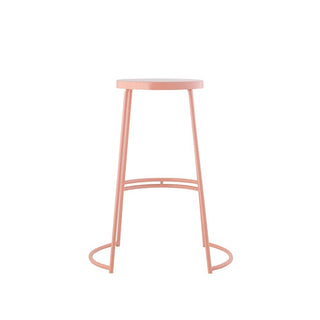 Hula 28.75" Modern Designer Iron Curved Backless Bar Stool
