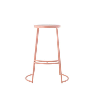 Hula 28.75" Modern Designer Iron Curved Backless Bar Stool - JONATHAN Y