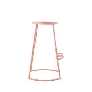 Hula 28.75" Modern Designer Iron Curved Backless Bar Stool