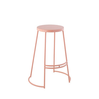 Hula 28.75" Modern Designer Iron Curved Backless Bar Stool