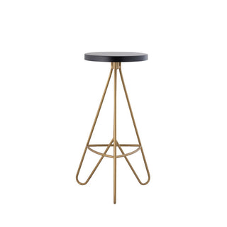 Trinity 30" Modern Industiral Iron Tripod Backless Bar Stool - JONATHAN Y