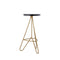 Trinity 30" Modern Industiral Iron Tripod Backless Bar Stool