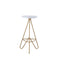 Trinity 30" Modern Industiral Iron Tripod Backless Bar Stool
