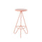 Trinity 30" Modern Industiral Iron Tripod Backless Bar Stool