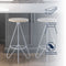 Trinity 30" Modern Industiral Iron Tripod Backless Bar Stool