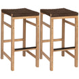 Light Teak/Brown (Set of 2)