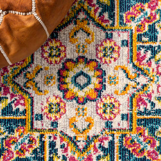 Brooklyn Geometric Medallion Area Rug - JONATHAN Y