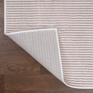 Cole Modern Minimalist Pinstripe High-low Area Rug