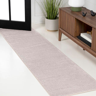 Cole Modern Minimalist Pinstripe High-low Area Rug