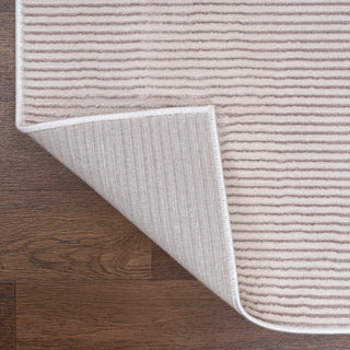 Cole Modern Minimalist Pinstripe High-low Area Rug - JONATHAN Y