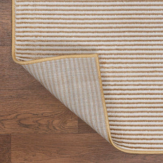 Cole Modern Minimalist Pinstripe High-low Area Rug