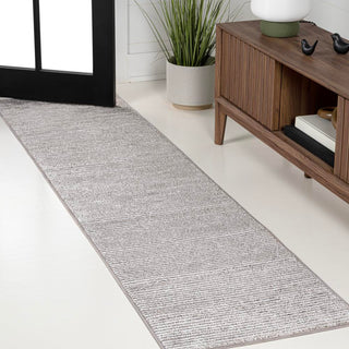 Cole Modern Minimalist Pinstripe High-low Area Rug