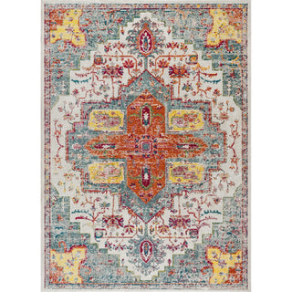 Zafra Vintage Medallion Area Rug