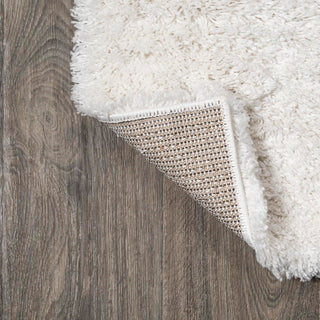Groovy Solid Shag Area Rug - JONATHAN Y