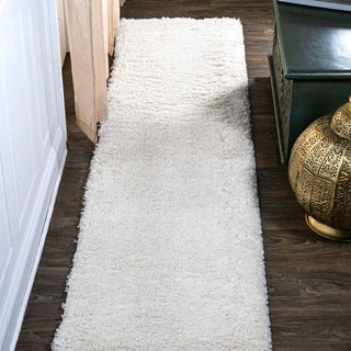 Groovy Solid Shag Area Rug