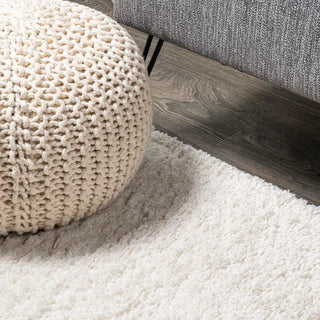 Groovy Solid Shag Area Rug