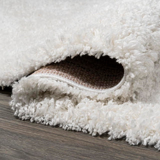 Groovy Solid Shag Area Rug