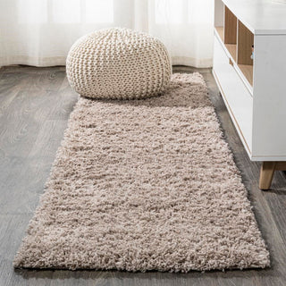 Groovy Solid Shag Area Rug