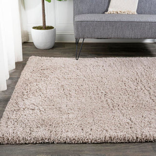 Groovy Solid Shag Area Rug