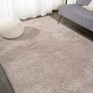 Groovy Solid Shag Area Rug