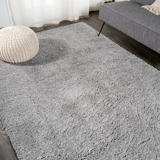 Groovy Solid Shag Area Rug
