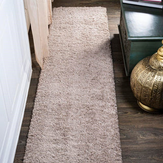 Groovy Solid Shag Area Rug