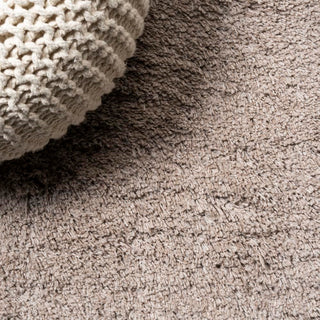 Groovy Solid Shag Area Rug