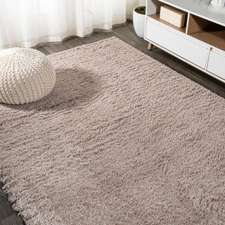 Groovy Solid Shag Area Rug