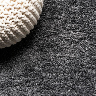 Groovy Solid Shag Area Rug