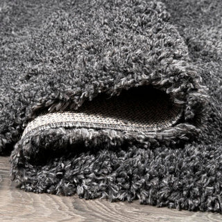Groovy Solid Shag Area Rug