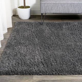 Groovy Solid Shag Area Rug