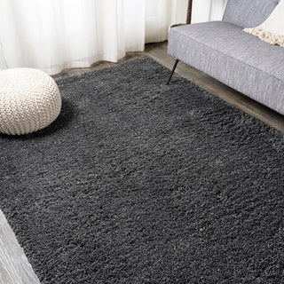 Groovy Solid Shag Area Rug