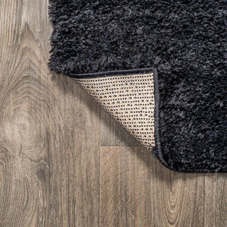 Groovy Solid Shag Area Rug
