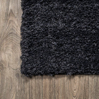 Groovy Solid Shag Area Rug