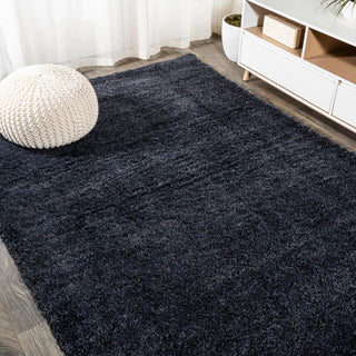 Groovy Solid Shag Area Rug