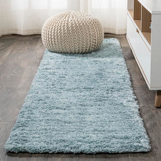 Groovy Solid Shag Area Rug