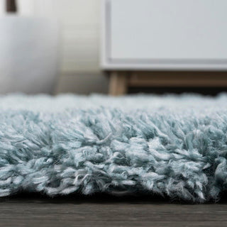 Groovy Solid Shag Area Rug