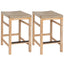 Light Teak/Ivory (Set of 2)