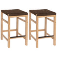 Light Teak/Brown (Set of 2)