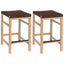 Light Teak/Brown (Set of 2)