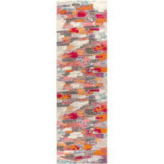 Contemporary Pop Modern Abstract Brushstroke Area Rug