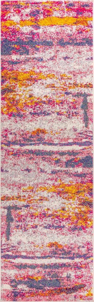 Contemporary Pop Modern Abstract Brushstroke Area Rug