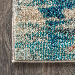 Contemporary Pop Modern Abstract Brushstroke Area Rug
