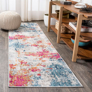 Sunset Modern Abstract Area Rug - JONATHAN Y