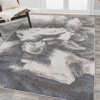 Petalo Abstract Two-tone Modern Area Rug