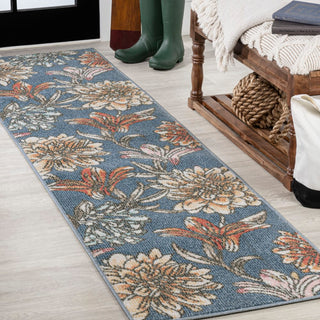 Giglio Modern Botanical Flower Area Rug - JONATHAN Y