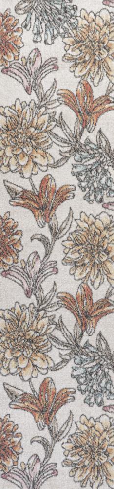 Giglio Modern Botanical Flower Area Rug - JONATHAN Y