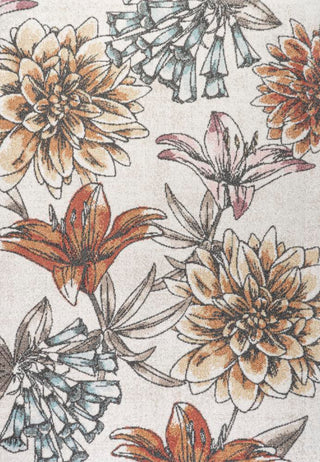 Giglio Modern Botanical Flower Area Rug - JONATHAN Y